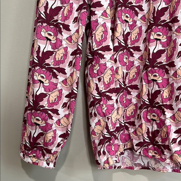 J. Crew Made with Liberty Fabric Floral Pink and White Blouse Womens Small - Picture 3 of 10